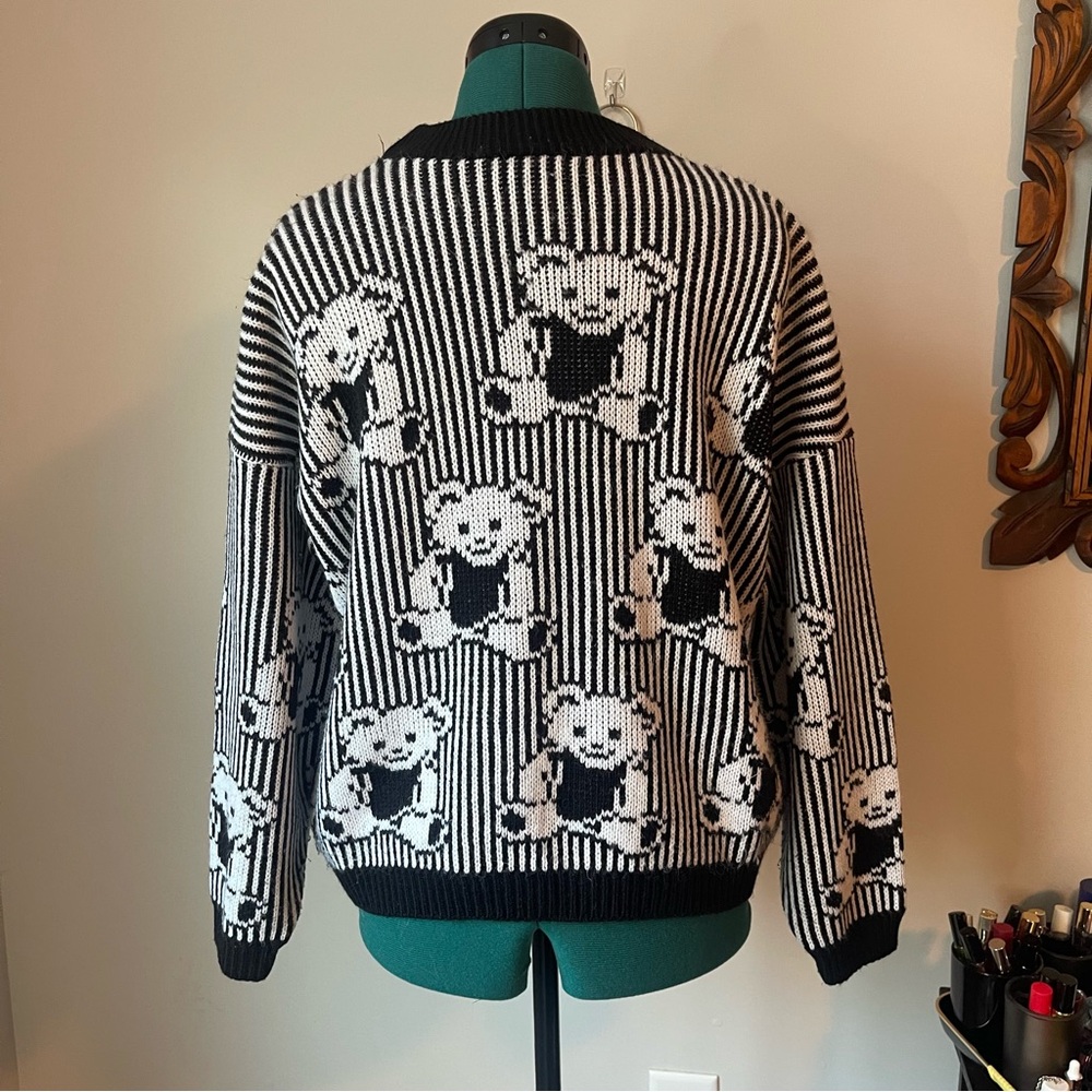 80s Teddy Bear Sweater S-M - Picture 8 of 8
